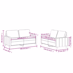 VidaXL 3201410 set di mobili per soggiorno Grigio - Vista aggiuntiva 7