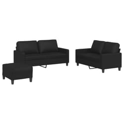 VidaXL 3201413 set di mobili per soggiorno Nero