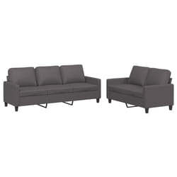 VidaXL 3201425 set di mobili per soggiorno Grigio
