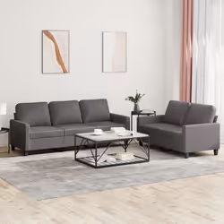 VidaXL 3201425 set di mobili per soggiorno Grigio - Vista aggiuntiva 2