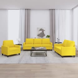 VidaXL 3201433 set di mobili per soggiorno Giallo