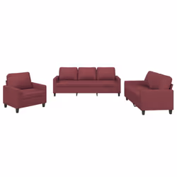 VidaXL 3201434, Rosso, Schiuma, Metallo, Poliestere, Tessile, 198 cm, 77 cm, 80 cm