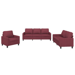 VidaXL 3201434 set di mobili per soggiorno Rosso