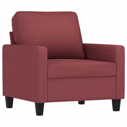 VidaXL 3201434 set di mobili per soggiorno Rosso
