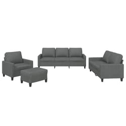 VidaXL 3201437 set di mobili per soggiorno Grigio