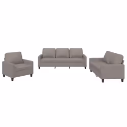 VidaXL 3201443, Grigio talpa, Schiuma, Metallo, Poliestere, Tessile, 60 cm, 50 cm, 41 cm