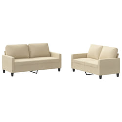VidaXL 3201446 set di mobili per soggiorno Crema