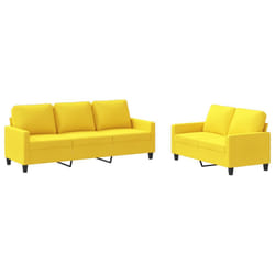 VidaXL 3201465 set di mobili per soggiorno Giallo