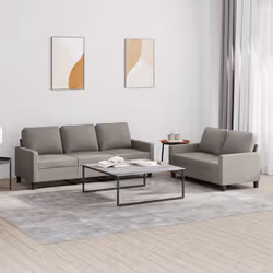VidaXL 3201467 set di mobili per soggiorno Grigio talpa