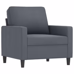 vidaXL Set di Divani 4 pz con Cuscini Grigio Scuro in Velluto - Vista aggiuntiva 3