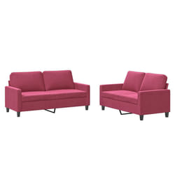 VidaXL 3201500 set di mobili per soggiorno Rosso