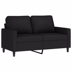 vidaXL Set di Divani 2 pz con Cuscini Nero in Velluto - Vista aggiuntiva 3