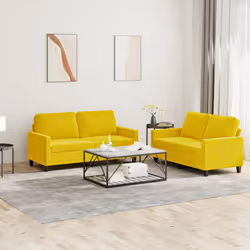 VidaXL 3201502 set di mobili per soggiorno Giallo