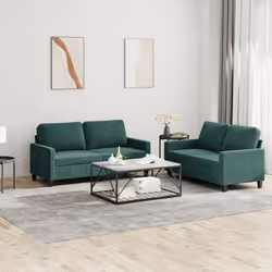 VidaXL 3201508 set di mobili per soggiorno Verde - Vista aggiuntiva 2