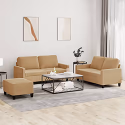 VidaXL 3201513 set di mobili per soggiorno Marrone - Vista aggiuntiva 2