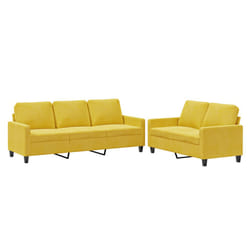 VidaXL 3201522 set di mobili per soggiorno Giallo