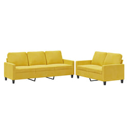 VidaXL 3201532 set di mobili per soggiorno Giallo