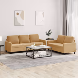 VidaXL 3201533 set di mobili per soggiorno Marrone - Vista aggiuntiva 2