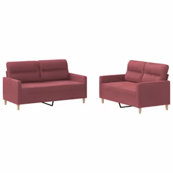 VidaXL 3201574, Rosso, Schiuma, Metallo, Poliestere, Tessile, 158 cm, 77 cm, 80 cm