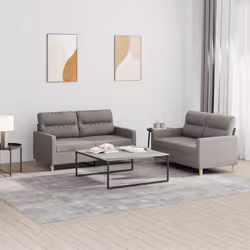 VidaXL 3201575 set di mobili per soggiorno Grigio talpa