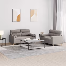 VidaXL 3201591 set di mobili per soggiorno Grigio talpa - Vista aggiuntiva 2