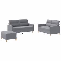 VidaXL 3201592, Grigio, Schiuma, Metallo, Poliestere, Tessile, 70 cm, 55 cm, 41 cm