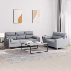VidaXL 3201616 set di mobili per soggiorno Grigio