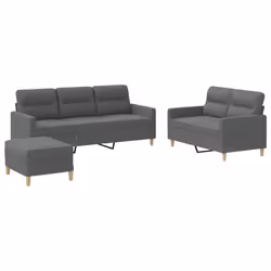 VidaXL 3201625, Grigio, Schiuma, Metallo, Poliestere, Tessile, 60 cm, 50 cm, 41 cm