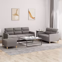 VidaXL 3201631 set di mobili per soggiorno Grigio talpa - Vista aggiuntiva 2