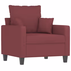 VidaXL 3201638 set di mobili per soggiorno Rosso - Vista aggiuntiva 4