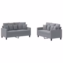 VidaXL 3201648, Grigio, Schiuma, Metallo, Poliestere, Tessile, 158 cm, 77 cm, 80 cm