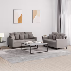 VidaXL 3201655 set di mobili per soggiorno Grigio talpa