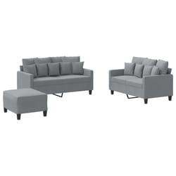 VidaXL 3201656 set di mobili per soggiorno Grigio