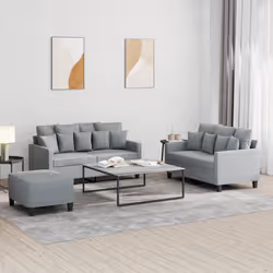 VidaXL 3201656 set di mobili per soggiorno Grigio