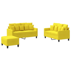 VidaXL 3201661 set di mobili per soggiorno Giallo