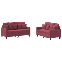 VidaXL 3201662 set di mobili per soggiorno Rosso