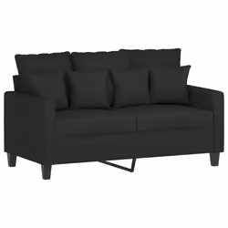 Set di Divani 2 pz con Cuscini Nero in Tessutocod mxl 83666 - Vista aggiuntiva 3
