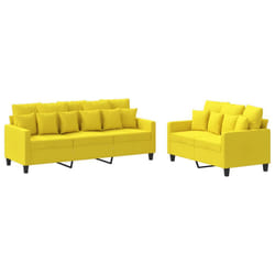 VidaXL 3201669 set di mobili per soggiorno Giallo
