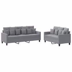 VidaXL 3201672, Grigio, Schiuma, Metallo, Poliestere, Tessile, 198 cm, 77 cm, 80 cm