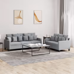 VidaXL 3201672 set di mobili per soggiorno Grigio