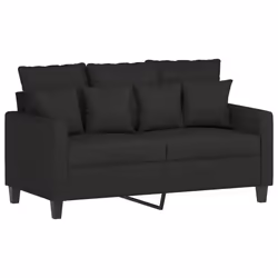 Set di Divani 3 pz con Cuscini Nero in Tessutocod mxl 104321 - Vista aggiuntiva 3
