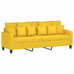 VidaXL 3201677 set di mobili per soggiorno Giallo - Vista aggiuntiva 4