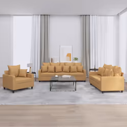 VidaXL 3201697 set di mobili per soggiorno Marrone - Vista aggiuntiva 2