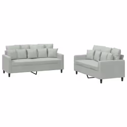 VidaXL 3201710, Grigio, Schiuma, Metallo, Poliestere, Polywood, Tessile, 158 cm, 77 cm, 80 cm