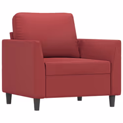 VidaXL 3201748 set di mobili per soggiorno Rosso - Vista aggiuntiva 3