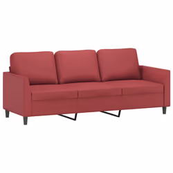 VidaXL 3201748 set di mobili per soggiorno Rosso - Vista aggiuntiva 5