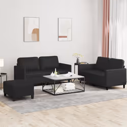 VidaXL 3201755 set di mobili per soggiorno Nero