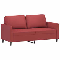 VidaXL 3201758 set di mobili per soggiorno Rosso - Vista aggiuntiva 4