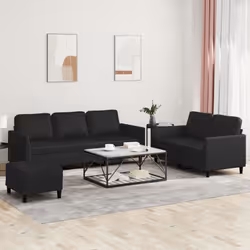 VidaXL 3201765 set di mobili per soggiorno Nero