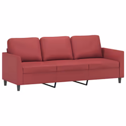 VidaXL 3201768 set di mobili per soggiorno Rosso - Vista aggiuntiva 4